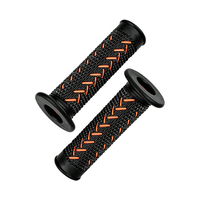 Poignées de guidon de moto en caoutchouc antidérapantes, absorbant les chocs, ajustement universel, accessoires pour Scooter, ATV, moto tout-terrain