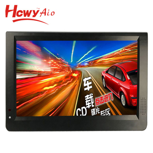 Téléviseur numérique portable intelligent LCD mini 12 pouces compatible DVB-T / ATSC, 1366*768, avec AV TV USB TF Card - Product Image 5