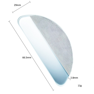 Lime à ongles en cristal Tamax semi-circulaire de qualité supérieure, grain 100/180, pour une finition lisse et brillante, outil de manucure professionnel et DIY NAD121 - Product Image 4