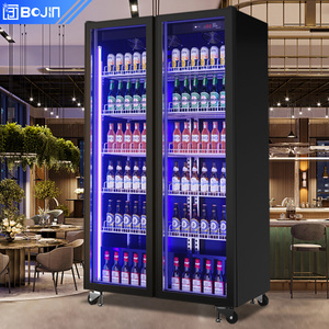 Double Door Beer Cooler Freezer Refrigeração Equipamentos para Armazenagem Supermercado Suprimentos Exibição Geladeira Necessidades - Product Image 1