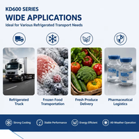Unité de réfrigération pour petit camion KD-600, R404A, pour camion frigorifique léger, capacité de refroidissement de 5100 W