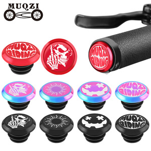 MUQZI Embouts de Guidon <span class=keywords><strong>VTT</strong></span> et Vélo de Route Ultralégers 22,2 mm - Product Image 1