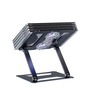<span class=keywords><strong>Support</strong></span> d'ordinateur portable de bureau en métal à hauteur réglable avec ventilateur frais pliable pour bureau salle de bain <span class=keywords><strong>cuisine</strong></span> pour <span class=keywords><strong>support</strong></span> de <span class=keywords><strong>tablette</strong></span> PC - Product Image 3