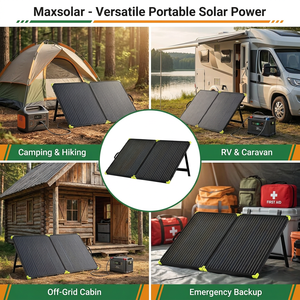 200W Foldable Monocrystalline <b>Solar</b> 21% High Efficiency Aluminum Frame <b>Portable</b> 1 Year CE for for - Product Image 3