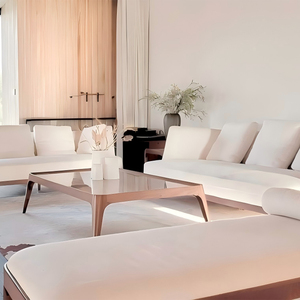 Muebles de dormitorio de madera maciza para hotel resort Timeless Beach, suite personalizada para proyecto de hostelería de lujo costera. - Product Image 2