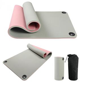 Tapete de Yoga Extra Grande de Alta Calidad, Ecológico, Premium, con Logotipo Personalizado, Nuevo Diseño, Apilable, de PU Natural, Antideslizante, de Goma Negra - Product Image 4