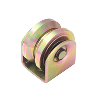 Poulie de roue de rouleau de porte coulissante en métal robuste avec Double roulement rainure U/Y taille 50 60 70 80 90 100