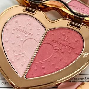 Maquillage Original - Poudre de <span class=keywords><strong>blush</strong></span> bicolore à haute pigmentation, effet changeant de couleur, imperméable, poudre de <span class=keywords><strong>blush</strong></span> pour le visage et les joues, couleur rose pêche - Product Image 3