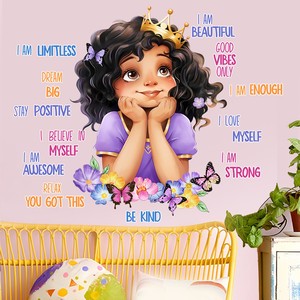 Kids Room Decoration Custom Baby Girl <strong>Stickers</strong> Room Decor <strong>Wall</strong> <strong>Stickers</strong> for <strong>Nursery</strong> Living Room Bedroom Decorations <strong>Sticker</strong> Home - Product Image 4