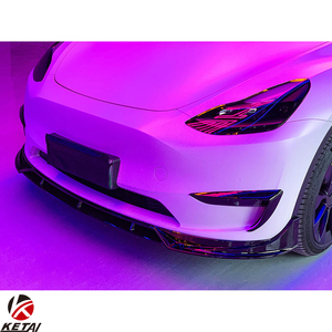 Diffusore anteriore con labbro anteriore stile veloce gonna laterale sfiato Kit corpo Spoiler per Tesla modello <span class=keywords><strong>Y</strong></span> 2018 + - Product Image 5