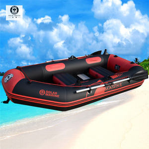 Kayak inflable Solar marino para <span class=keywords><strong>3</strong></span> <span class=keywords><strong>personas</strong></span>, 230 CM, PVC, canoa, pesca, deportes acuáticos, fondo de madera - Product Image 3