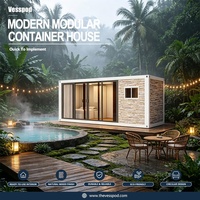 20 FT Meilleur conteneur mobile de stockage Maisons Structure en acier pliable expansible préfabriquée pour les ventes