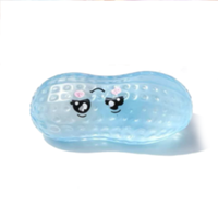 Nouveau jouet de décompression créatif de 12 cm en forme d'arachide, texture vaseline, pour adultes et enfants, idéal pour le bureau
