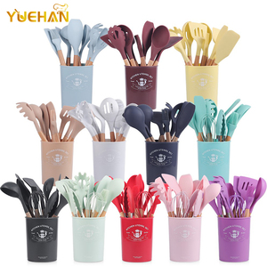 Outils <span class=keywords><strong>de</strong></span> <span class=keywords><strong>cuisine</strong></span> professionnels accessoires <span class=keywords><strong>en</strong></span> <span class=keywords><strong>Silicone</strong></span> ensemble <span class=keywords><strong>de</strong></span> <span class=keywords><strong>cuisine</strong></span> <span class=keywords><strong>en</strong></span> acier inoxydable écologique Masher cuillères Clip pour la cuisson des œufs - Product Image 2