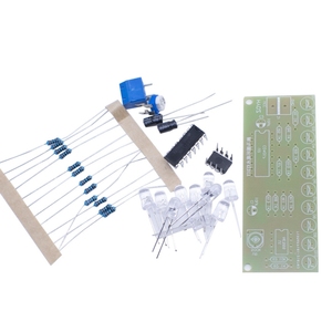 OKYN-G5230 Flowing LED Lights Electronics Learning <b>Kit</b> for Beginners With SMD Practice STEM Educational <b>Welding</b> Project - Product Image 2