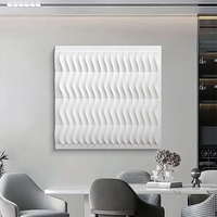 Vente en gros d'œuvres d'art personnalisées pour hôtels Texture personnalisée Émail de luxe Matériau de couleur Toile Art mural Peinture 3D Art mural suspendu