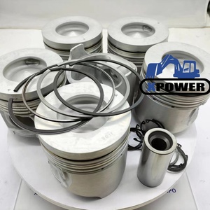 Kit de Cilindro Nuevo XPower con Anillos de Pistón 6HK1 para Excavadora de Orugas con Motor de Inyección Electrónica (Negro/Plateado) - Product Image 3