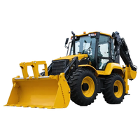 Harga Kompetitif XC8-S3580 3.5 Ton Hydraulic Backhoe Loader, Excavator Depan dan Belakang yang Tangguh untuk Konstruksi