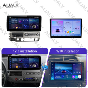 วิทยุติดรถยนต์ Android รุ่นใหม่ อัพเกรดพร้อมระบบนำทาง GPS เครื่องเล่นมัลติมีเดีย DVD อุปกรณ์เสริมเครื่องเสียงรถยนต์สำหรับ <span class=keywords><strong>Honda</strong></span> <span class=keywords><strong>CIVIC</strong></span> ปี 2008-2011 - Product Image 2