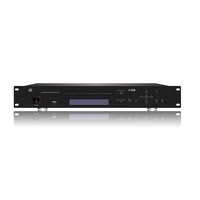 Lecteur CD DVD USB SD MP3 1,5U monté en rack et tuner radio numérique FM pour systèmes de sonorisation publique et systèmes audio commerciaux