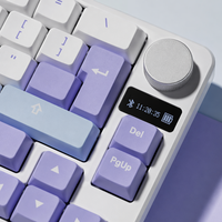 AJAZZ AK820 Tastiera Meccanica Wireless a 82 Tasti, Tri-Modalità, Hot-Swappable, RGB, PBT, BT, 2.4G, USB-C, 4000mAh, per Ufficio e Gaming