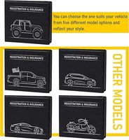 Porte-documents d'assurance automobile en PVC personnalisés, marque JMZ, modèle GT-QCT001