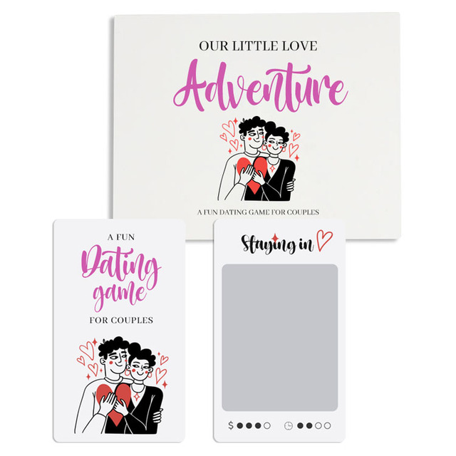 Unique Date Deck Scratch Off Cards, Great As Couples Gifts for Boyfriend 40 Date Night Ideas Card Games for Couples
