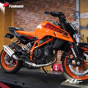 โรงงานฟอร์ซาวนด์ ราคาขายส่ง ท่อไอเสียรถมอเตอร์ไซค์ <span class=keywords><strong>KTM</strong></span> <span class=keywords><strong>Duke</strong></span> <span class=keywords><strong>390</strong></span> RC390 ปี 2024-2026 รุ่นดัดแปลงสำหรับการแข่งขัน แบบสวมติดตั้งง่าย - Product Image 3