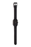 Montre squelette personnalisée avec bracelet en cuir, quartz, tendance, OEM