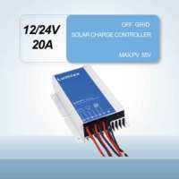 Contrôleur solaire MPPT Lumiax 10A 15A 20A 12V/24V Bluetooth RS485 IP67 étanche, efficacité 99,9 %, contrôleur crépusculaire