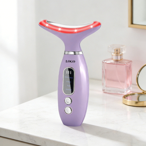 0728 Household Microcurrent Facial Device Gentle Face Lift Safe Neck Beauty <b>Tool</b> for Female Daily Skin Rejuvenation Care - Product Image 1
