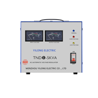 Stabilisateur de tension monophasé 2 kVA SVC AVR TND de type pointeur, personnalisable pour applications résidentielles et commerciales