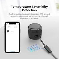 Aismartlink Broadlink RM4 Mini IR+HTS2 Capteur de température et d'humidité IR Télécommande pour climatisation TV Décodeur