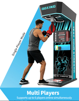 Machine de jeu de boxe d'arcade à monnayeur, machine de test de force de frappe pour lieux de divertissement