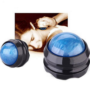 Bola de masaje de rodillo frío de resina para relajación de punto de presión corporal de espalda automática personalizada, masajeador de pies de PP de madera naranja en caja compatible con OEM - Product Image 6