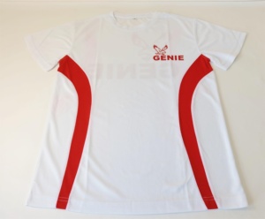 T-shirt de gymnastique à col rond unisexe imprimé 100% coton pour parc de trampoline et jeu en intérieur - Product Image 2