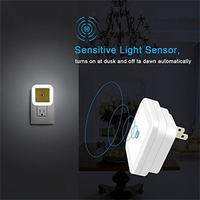 Lampe de nuit LED sans fil à capteur Mini EU US Plug Lamp For Children Room Bedroom Decoration Lights