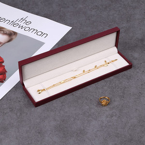 Boyang Red Luxury Jewellery <b>Gift</b> Packaging Storage <b>Box</b> Wholesale Bracelet Package <b>Box</b> with Logo Custom - Product Image 2