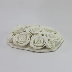Synwish kustom keramik 3D bunga buatan tangan untuk dekorasi rumah hadiah bunga porselen