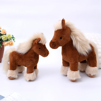 Nouveau matériel cheval peluche jouet peluche peluche pour enfants cadeau pour les amoureux des chevaux jouet en peluche