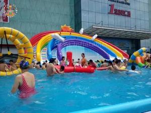 वयस्कों के लिए उच्च गुणवत्ता वाली बड़ी <span class=keywords><strong>inflatable</strong></span> पानी स्लाइड - Product Image 5