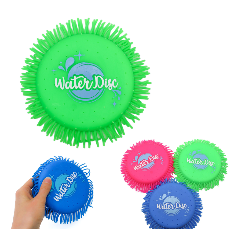 2025 New Arrival Tpr Soft Flying Disc Water Absorbing Frisbeed Outdoor Summer Pool Game Parent-child Interaction Toys For Kids
