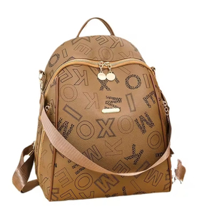 Mochila Cruzada de Moda para Mujer, Estilo PU con Letras y Cierre de Cremallera - Product Image 5