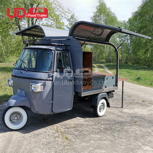Carrito expendedor de comida con 3 ruedas, carrito de comida para aperitivos, helados, desayuno móvil, camión para perro caliente, triciclo eléctrico, camión de comida con cocina - Product Image 2