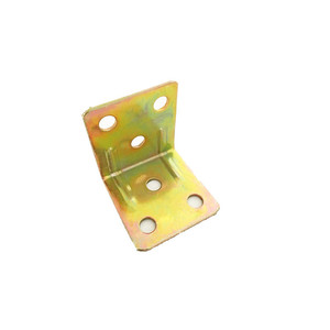 Male Hair <b>90</b> <b>Degree</b> Corner Brace 30x30-1.0mm Color Plated <b>Bracket</b> For Furniture Fixing Hardware Connector - Product Image 4