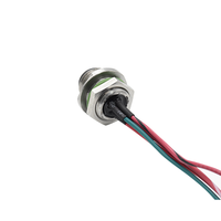 Connecteur M12 4 broches Code C arrière fixé prise mâle M12 câble étanche IP67 M12 connecteur de montage sur panneau