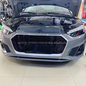 กระจังหน้าทรง RS5 แบบสปอร์ต ลายรังผึ้ง ABS สำหรับ Audi A5 S5 B9.5 ปี 2020-2024 ของ PNB Car ติดตั้งง่าย - Product Image 6