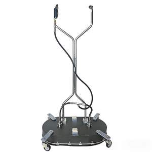 31インチ ミニモンド高圧洗浄機 歩道清掃用 デュアルステンレススチールスイベル デュアルトリガー式表面洗浄機 - Product Image 1