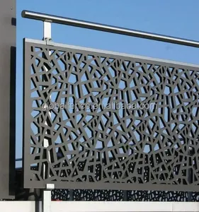 Barandilla de aluminio cortada con láser Reilbu barandillas y pasamanos de gama alta Barandilla de escalera