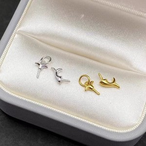 Accesorios para Manualidades 31196, Colgante de Plata S925, Collar de Jade con Orificio Completo, Cuentas de 9-12 mm, Base Vacía para Colgantes de Perlas DIY - Product Image 2